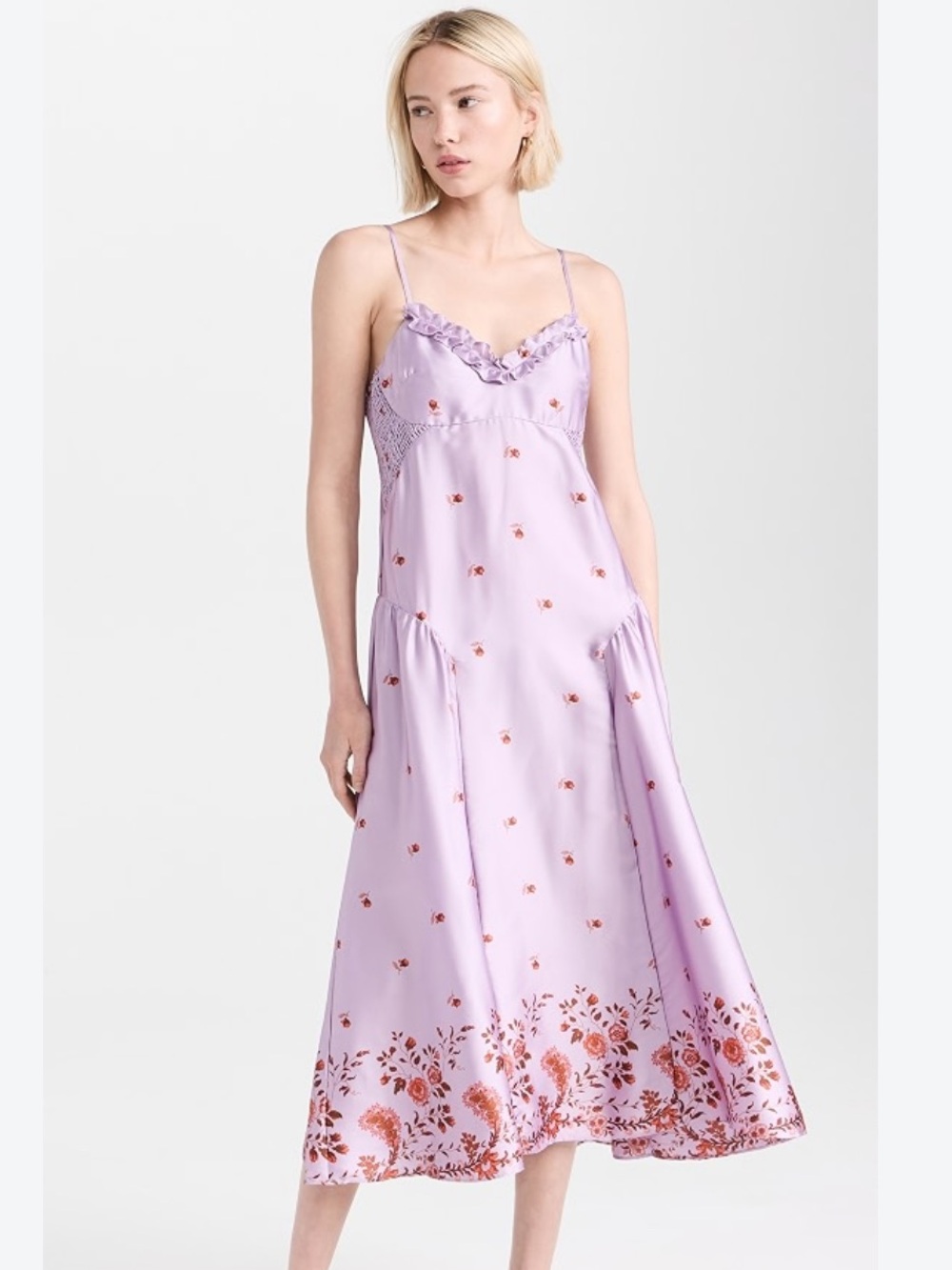 Free People On My Own Dress In Lilac